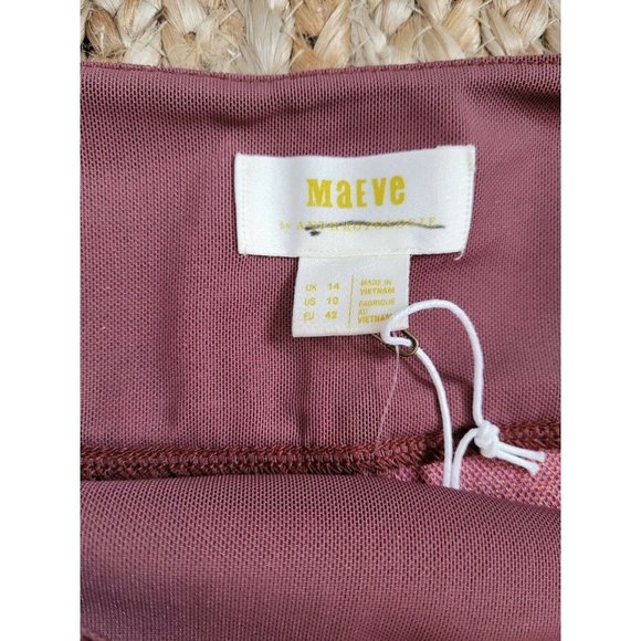 Anthropologie Pink and Brown Patterned Pants - Picture 6 of 11
